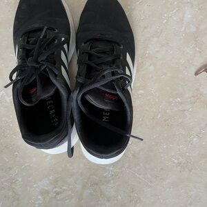 Adidas Women's Black and White Sneakers